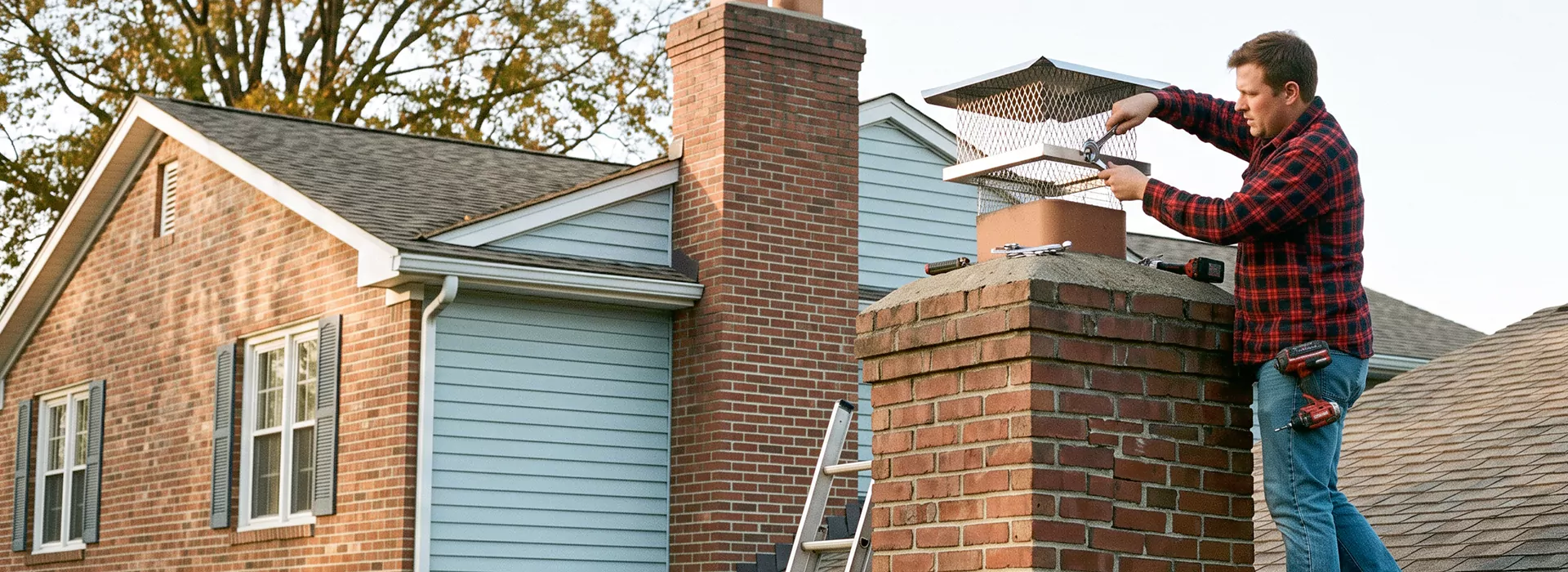 Chimney Spark Arrestor Installation in Inglewood