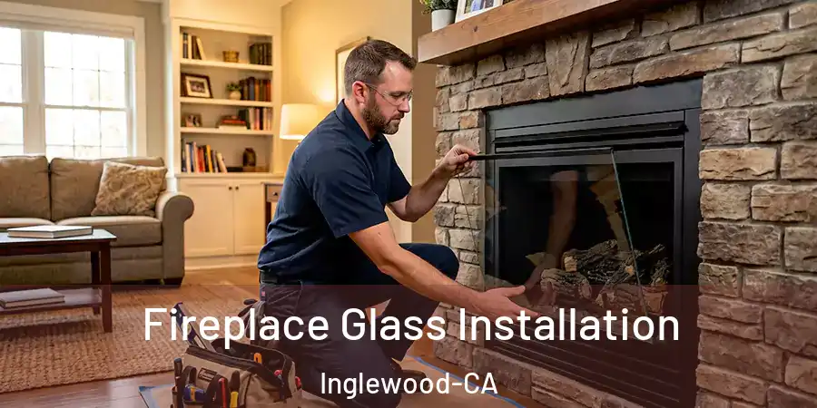  Fireplace Glass Installation Inglewood-CA