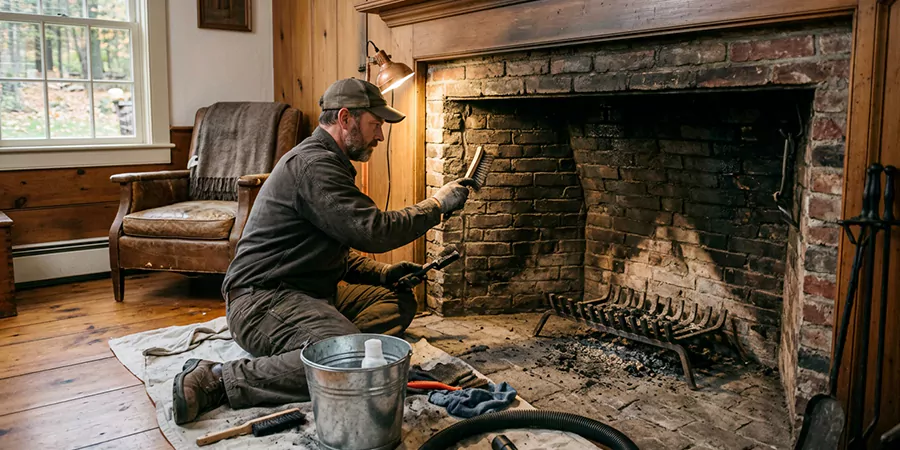 Inglenook and Coal Burning Fireplace Restoration Inglewood
