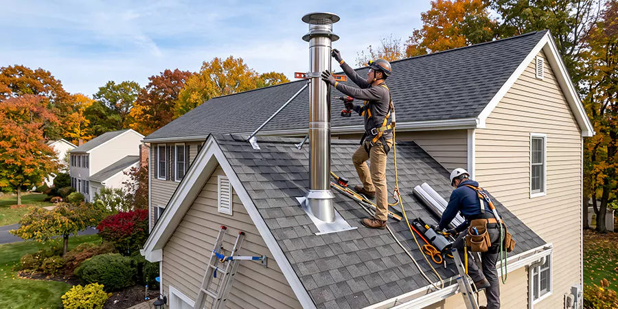 Freestanding and Corner Pellet Stove Installation Inglewood