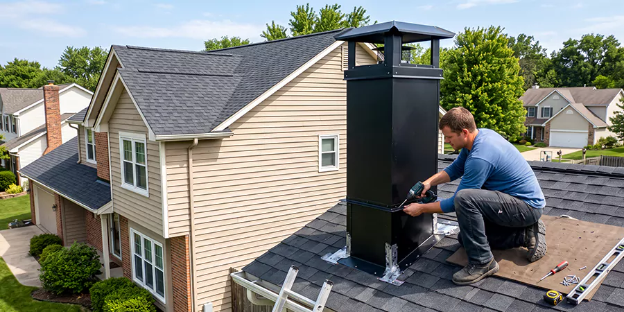 Prefab Chimney Chase Installation Inglewood