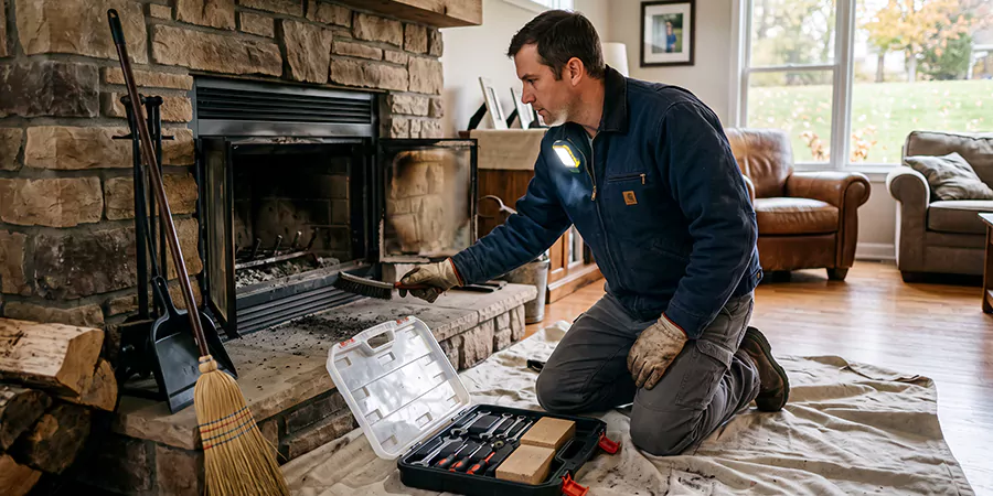 Wood Fireplace Repair in Inglewood